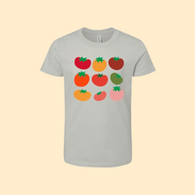 Load image into Gallery viewer, Youth Athletic Gray Nine Tomato Tee